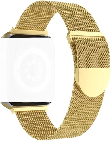 تتوافق أحزمة ساعة AXTECHS Milanese Loop Style مع أحزمة ساعات Apple بمقاسات 38 مم 40 مم 41 مم 42 مم 44 مم 45 مم 49 مم iWatch Series 9 8 7 6 5 4 3 2 1 SE Ultra Ultra 2، وهي مصنوعة من الفولاذ المقاوم للصدأ للرجال والنساء. in Kuwait