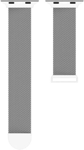 تتوافق أحزمة ساعة AXTECHS Milanese Loop Style مع أحزمة ساعات Apple بمقاسات 38 مم 40 مم 41 مم 42 مم 44 مم 45 مم 49 مم iWatch Series 9 8 7 6 5 4 3 2 1 SE Ultra Ultra 2، وهي مصنوعة من الفولاذ المقاوم للصدأ للرجال والنساء. in Kuwait