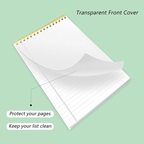 Weekly Planner ，5 X 8.25 inches - Undated Daily to-Do List Notepad, Spiral Bound,100gsm Paper,50 Sheets,Ideal for Men, Women, School, and Home，White in Saudi Arabia