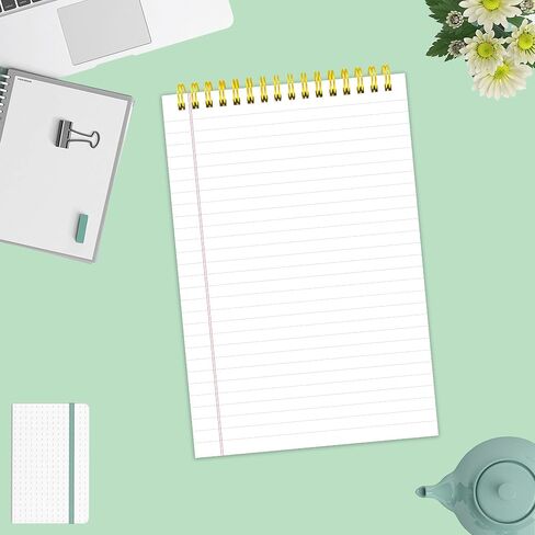 Weekly Planner ，5 X 8.25 inches - Undated Daily to-Do List Notepad, Spiral Bound,100gsm Paper,50 Sheets,Ideal for Men, Women, School, and Home，White in Saudi Arabia