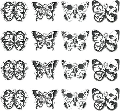 DanLingJewelry 30Pcs 6 Styles Alloy Cute Dog Charms Printing Happy Dog Charms Enamel Animal Pet Dog Charms for DIY Keychain Necklace Making in Kuwait