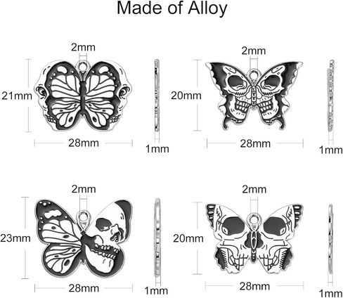 DanLingJewelry 30Pcs 6 Styles Alloy Cute Dog Charms Printing Happy Dog Charms Enamel Animal Pet Dog Charms for DIY Keychain Necklace Making in Kuwait