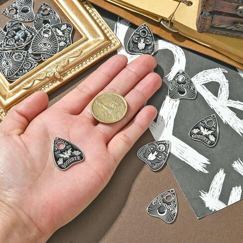 DanLingJewelry 30Pcs 6 Styles Alloy Cute Dog Charms Printing Happy Dog Charms Enamel Animal Pet Dog Charms for DIY Keychain Necklace Making in Kuwait