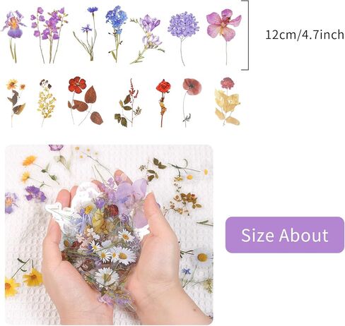 120 Pcs Vintage Floral Stickers PET Waterproof Flower Stickers for Scrapbooking, Transparent Self Adhesive Flower Sticker for Scrapbooking Envelopes Wrapped Gifts Arts in Saudi Arabia
