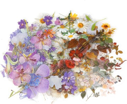 120 Pcs Vintage Floral Stickers PET Waterproof Flower Stickers for Scrapbooking, Transparent Self Adhesive Flower Sticker for Scrapbooking Envelopes Wrapped Gifts Arts in Saudi Arabia