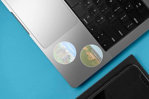 Travel Stickers for Scrapbooking – 5cm USA Stickers for Laptop, Water Bottle – Waterproof Vinyl 50 States Sticker San Francisco, Los Angeles, Hollywood – Ideal for Travel Journal, Journaling Supplies in Saudi Arabia
