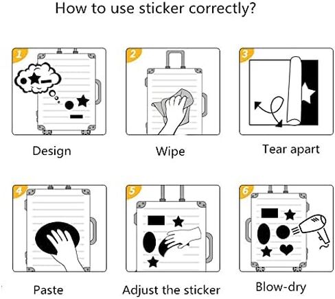 Travel Stickers for Scrapbooking – 5cm USA Stickers for Laptop, Water Bottle – Waterproof Vinyl 50 States Sticker San Francisco, Los Angeles, Hollywood – Ideal for Travel Journal, Journaling Supplies in Saudi Arabia