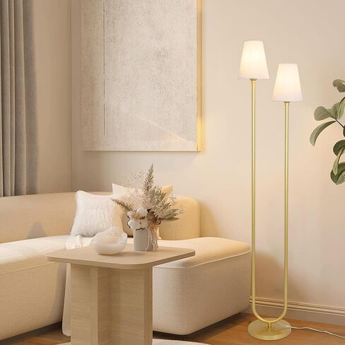 HMVPL Floor Lamps for Living Room, Modern Black Floor Lamp with Fabric Lampshade, Industrial Standing Lamp with On/Off Foot Switch, Farmhouse Tall Lamp for Living Room Corner Bedroom Office(66") in Saudi Arabia