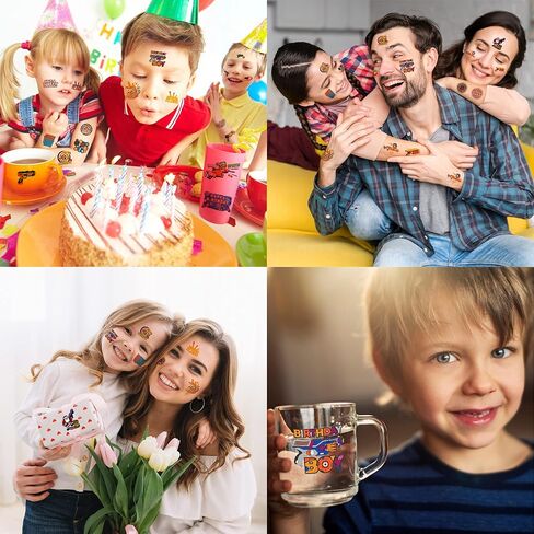دارت وور الوشم المؤقت لحفلات أعياد الميلاد، ديكورات 96 قطعة من ملصقات الوشم، هدايا لطيفة للحفلات للأطفال للأولاد والبنات، هدايا للفصول المدرسية، جوائز تحت عنوان in Kuwait