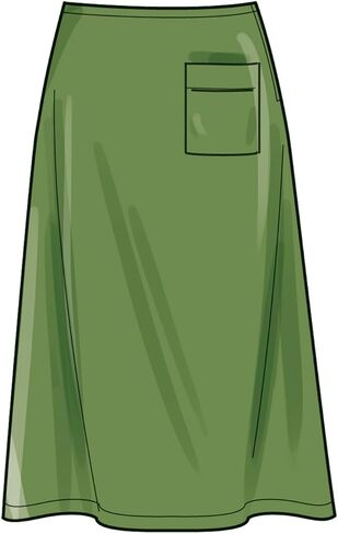 Simplicity Misses' Skirts Sewing Pattern Kit, Code S9648, Sizes 8-10-12-14-16, Multicolor in Saudi Arabia