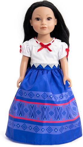 Little Adventures Magical Sisters Princess Doll Dresses - Doll Not Included - Machine Washable Child Pretend Play and Party Doll Clothes with No Glitter (Miracle Princess) in Kuwait