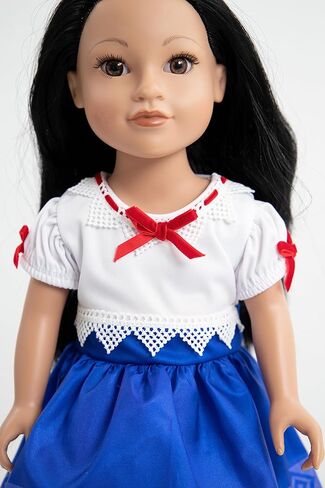 Little Adventures Magical Sisters Princess Doll Dresses - Doll Not Included - Machine Washable Child Pretend Play and Party Doll Clothes with No Glitter (Miracle Princess) in Kuwait