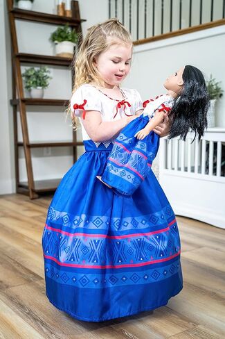 Little Adventures Magical Sisters Princess Doll Dresses - Doll Not Included - Machine Washable Child Pretend Play and Party Doll Clothes with No Glitter (Miracle Princess) in Kuwait