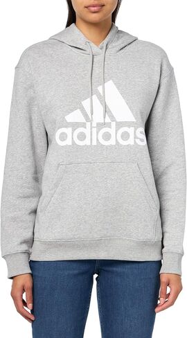 هودي صوف بشعار كبير من adidas Essentials بليس ليلك/أبيض MD in Saudi Arabia