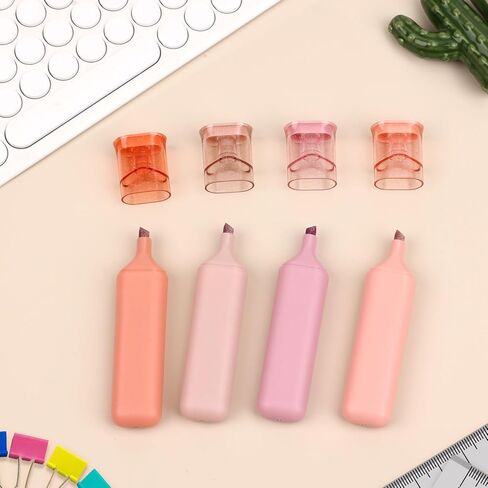 4pcs Glitter Highlighters, 4.45x0.98in Nebula Glitter Highlighter Markers Sparkly Highlighters School Classroom Supplies for Men Women And Kids(Pink) in Saudi Arabia