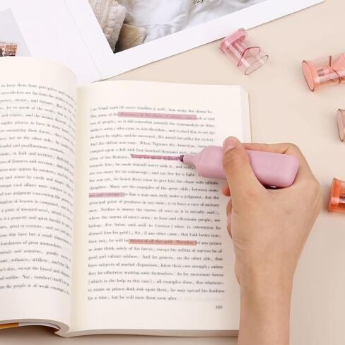 4pcs Glitter Highlighters, 4.45x0.98in Nebula Glitter Highlighter Markers Sparkly Highlighters School Classroom Supplies for Men Women And Kids(Pink) in Saudi Arabia
