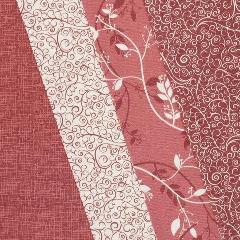 Mook Fabrics نسيج زهري فاخر [45 بوصة عرض] - خفيف الوزن، مادة قطنية 100% لخياطة اللحف، ولمسات ديكور المنزل | الفنون والحرف والخياطة، كرمة رذاذ البحر المقطوعة في الفناء in Kuwait