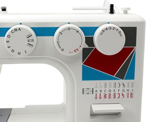 ماكينة خياطة جانوم MOD-15 سهلة الاستخدام مزودة بـ 15 غرزة وطول غرزة قابل للتعديل و5 قطع لإطعام الكلاب in Kuwait