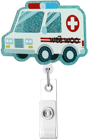 10pcs Cute Funny Nurse Badge Reel Clip Retractable ID Badge Holder Accessories for Nurses Nursing Doctor Teacher Healthcare Medical Work Office Employee Coworker Bulk Gifts (Nurse Styles) in Saudi Arabia