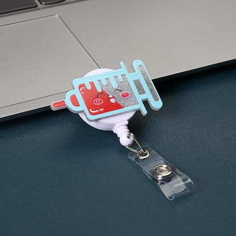 10pcs Cute Funny Nurse Badge Reel Clip Retractable ID Badge Holder Accessories for Nurses Nursing Doctor Teacher Healthcare Medical Work Office Employee Coworker Bulk Gifts (Nurse Styles) in Saudi Arabia