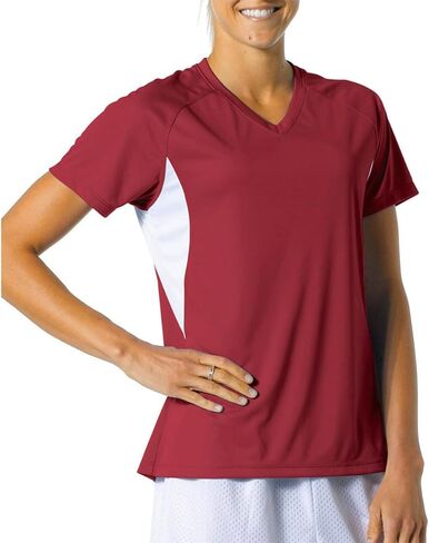 تي شيرت A4 نسائي بأكمام قصيرة وكتلة اللون ذو الأداء الرائع in Kuwait