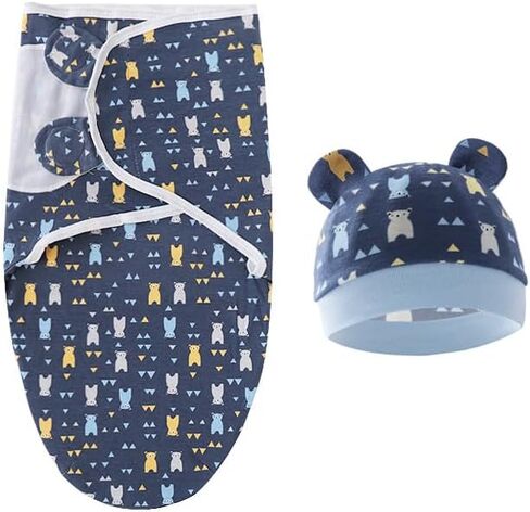 تولد من جديد ملابس دمية الطفل قماط بطانية لطيف الدب تصميم بطانية حمام لدمى تولد من جديد 17-22 بوصة وهمية ملابس الطفل الملحقات 2 قطعة حزمة in Kuwait