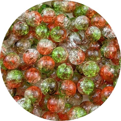 100 قطعة من خرز الأكريليك المفرقع 12 مم من Jmassyang خرزة فاصل بلاستيكية مستديرة من الكريستال لتزيين القلائد والأساور والأقراط وصناعة المجوهرات (متعددة الألوان) in Kuwait