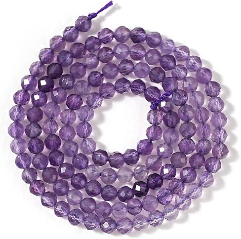 3 مللي متر خرز الحجر الطبيعي الأوجه لصنع المجوهرات خرز الأحجار الكريمة مزيج خرز حجر القمر 110 قطعة قطع ليزر صغيرة خرز فضفاض مستدير للمجوهرات DIY 14''خرز حجر الشفاء، مزيج الأحجار الكريمة 01 in Kuwait