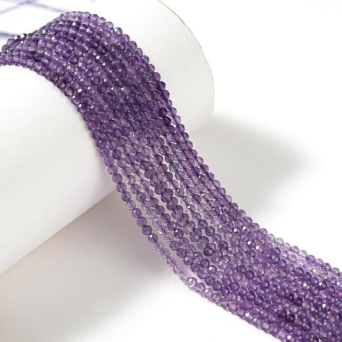 3 مللي متر خرز الحجر الطبيعي الأوجه لصنع المجوهرات خرز الأحجار الكريمة مزيج خرز حجر القمر 110 قطعة قطع ليزر صغيرة خرز فضفاض مستدير للمجوهرات DIY 14''خرز حجر الشفاء، مزيج الأحجار الكريمة 01 in Kuwait