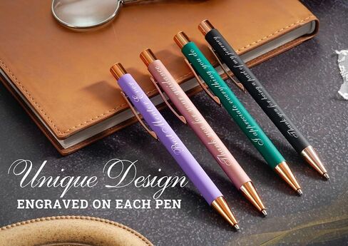 InnoBeta Mentor Gifts, Ballpoint Pen Set of 4, Gift Ideas for Mentor on Birthday, Christmas in Saudi Arabia