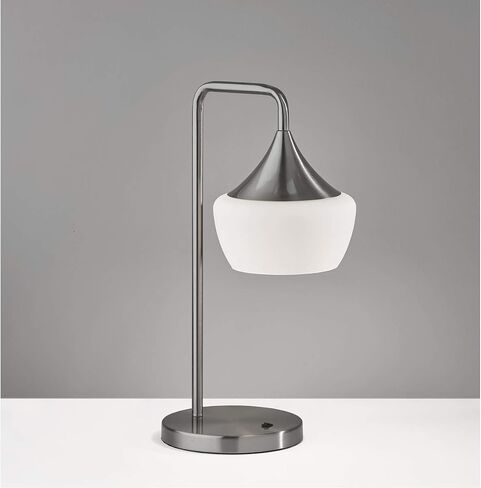 Adesso Home 2143-01 Contemporary Modern Floor Lamp from Eliza Collection in Black Finish, 18.00 inches in Saudi Arabia