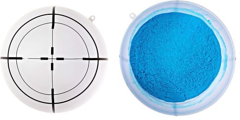 Ultimate Party Supplies Gender Reveal White Target Ball | Pink & Blue Kit | Powder 6 Inch Shooting Ball | Gender Reveal Party Ideas in Saudi Arabia