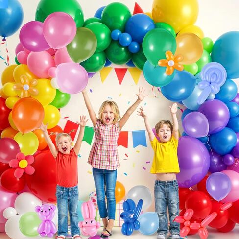 MCPINKY White Balloons，160 Pcs 5 Inch Matte White Balloons Latex Balloons for Balloon Garland Party Decoration Birthday Decoration Wedding in Saudi Arabia