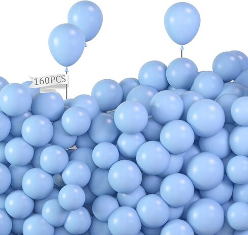 MCPINKY White Balloons，160 Pcs 5 Inch Matte White Balloons Latex Balloons for Balloon Garland Party Decoration Birthday Decoration Wedding in Saudi Arabia