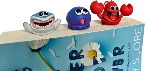 Funny Cartoon Bookmarks Animal Bookmarks for Kids Cute Wacky Bookmarks Ouch 3D Bookmarks Cute Animal Zoo Sea Creatures Cartoon (Octopus) in Saudi Arabia