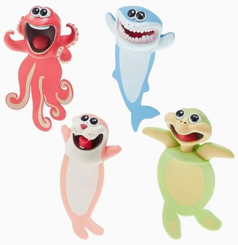 Funny Cartoon Bookmarks Animal Bookmarks for Kids Cute Wacky Bookmarks Ouch 3D Bookmarks Cute Animal Zoo Sea Creatures Cartoon (Octopus) in Saudi Arabia