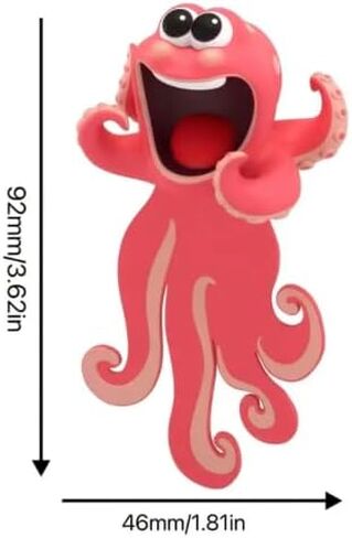Funny Cartoon Bookmarks Animal Bookmarks for Kids Cute Wacky Bookmarks Ouch 3D Bookmarks Cute Animal Zoo Sea Creatures Cartoon (Octopus) in Saudi Arabia
