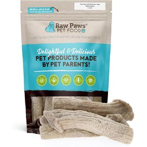 Raw Paws Antler Shaped Dog Treats (6 Pack) – Dog Cookies for Large Dogs & Medium Dogs, Crunchy Dog Treats Chicken Flavored, Large Dog Biscuits for Big Dogs, Antler Shaped Dog Snacks Made in USA