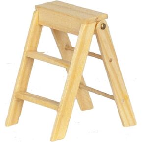 Doll House Miniature 2in High Stepladder