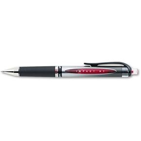 uni-ball : Gel Impact Retr Roller Ball Pen, Red Ink, Bold, 1.0 mm -:- Sold as 2 Packs of - 1 - / - Total of 2 Each