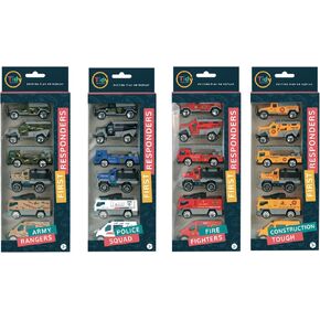 72 Toy Cars 1:64 Scale - Diecast Alloy - Similar Size to Standard Hot Wheels Matchbox Disney car - First Responders Bundle (06. Speed Force) in Saudi Arabia