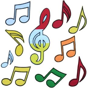 10 PCS Musical Note Embroidered Iron On Patches Music Festival Patch Eighth Note Sixteenth Note Clothing Badge