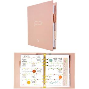 CanPlan Mental Health Planner - Self Care Gift for Women, Mental Health Journal, Book, Anxiety, Depression, ADHD Planner and Tracker, Self Love Self Care Journal, Wellness Planner, Pink