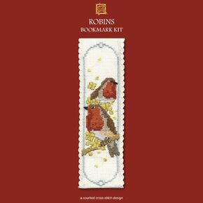 Collection Cross Stitch Bookmark Kit - Robins