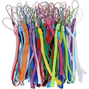 96 Pack 15 Colors 7 Inch Lightweight Colorful Hand Wrist Lanyard Strap String for USB Flash Drives, Keys, flashlight, Keychain, ID Badge Holder,Name tag Small Items