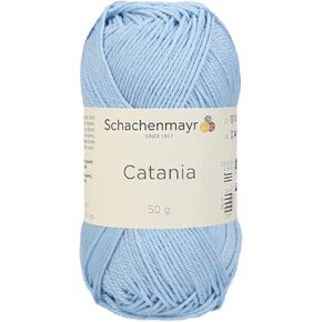 3 Skein SMC Catania Originals Cotton Yarn, Total 5.28 Oz. 100% Cotton, Each 1.76 Oz (50g) / 136 Yrds (125 m), Fine-Sport 2 (9801210-00115 - Red, 3 Pack)