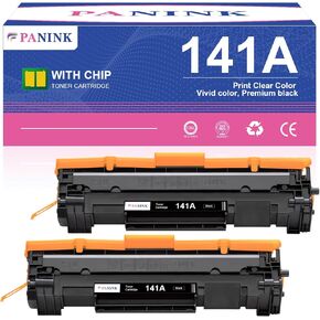 141A Toner Cartridge Replacement for HP 141A W14101A 141X W1410X Black Toner Cateridge Compatible with HP M110w MFP M140w M139w Printer(with Chip,2 Pack)