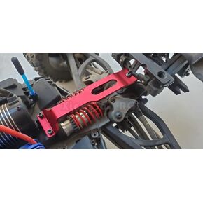 Raide 1/10 EREVO 2.0 E-REVO SUMMIT E REVO 7075 Aluminum Alloy Rear Chassis Brace - RED