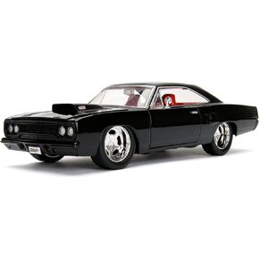 Big Time Muscle 1:24 1970 Plymouth Road Runner Die-Cast Car, Toys for Kids and Adults (Black)
