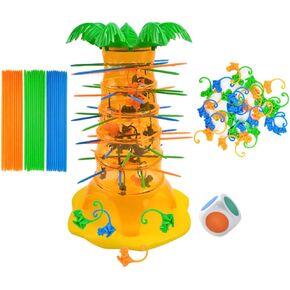 Parent-Child Interactive Tabletop Game Monkey Down Monkey Climbing Tree Children's Educational Fun Tumbling Toys Falling Toys